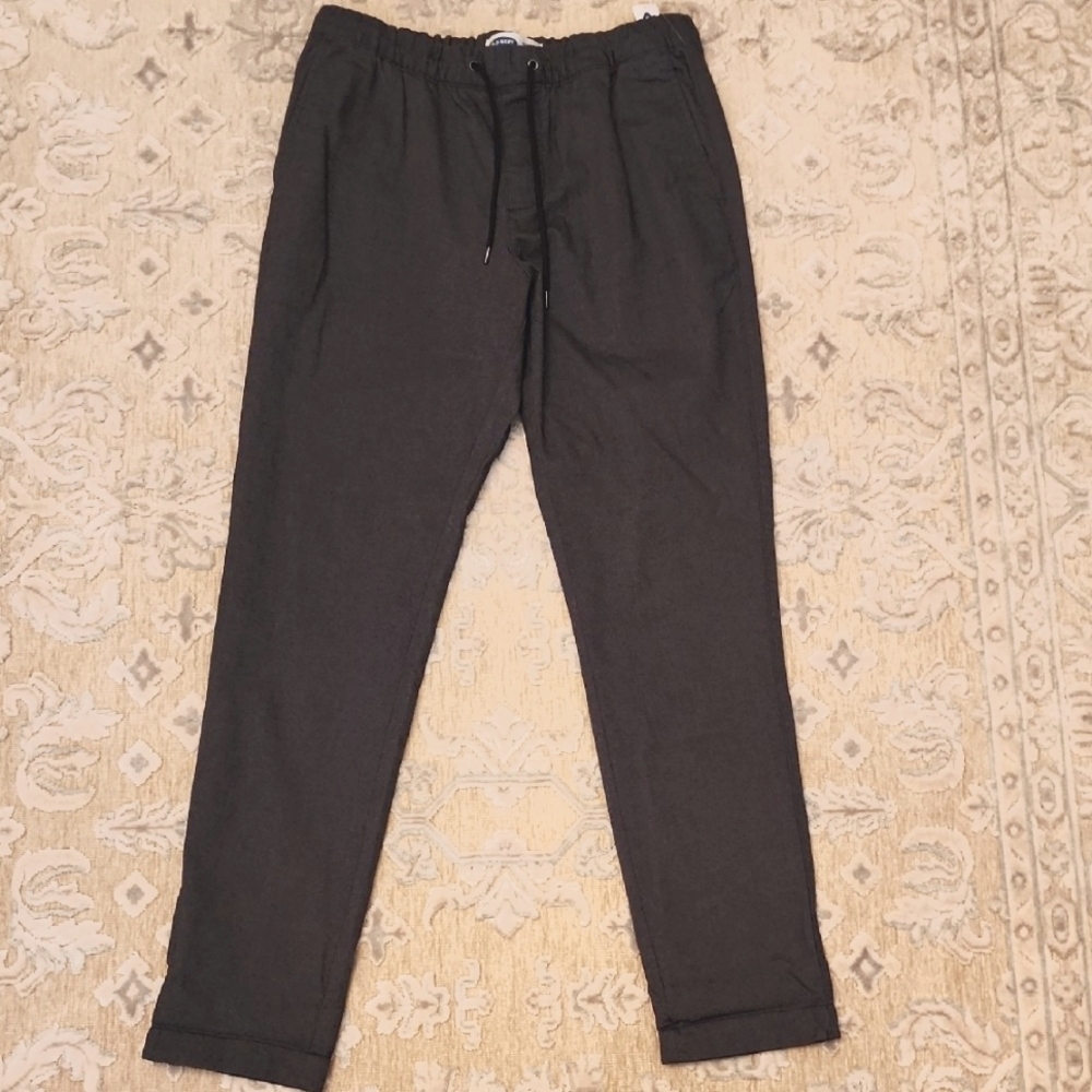 Old Navy Gray Relaxed Fit Ankle Length Pants